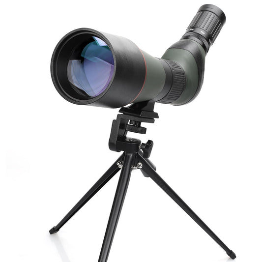 USCAMEL 20-60x65 Spotting Scopes with Tripod, Carrying Bag for Target Shooting,Birding,Wildlife Viewing