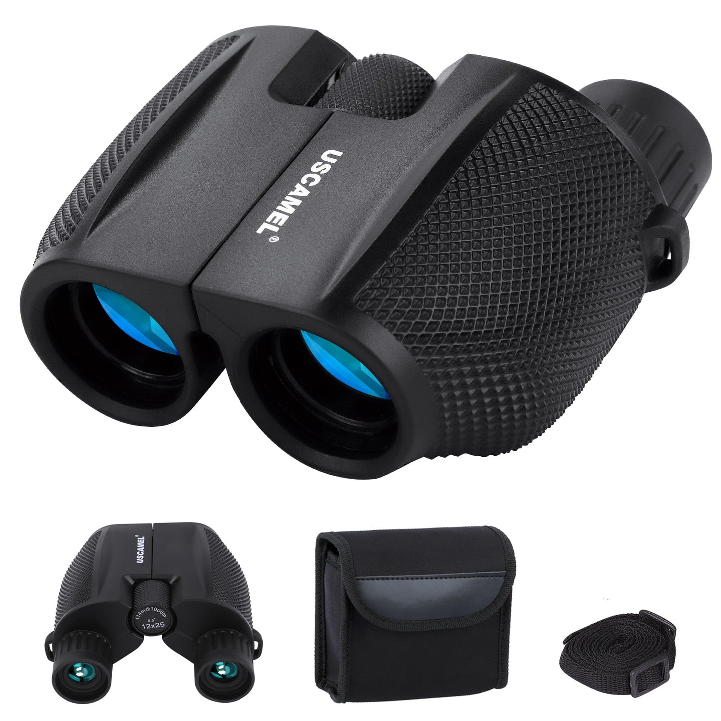 USCAMEL Compact Binoculars for Adults Kids ,Waterproof Binoculars for Bird Watching, Traveling, Hunting, Concert Sports