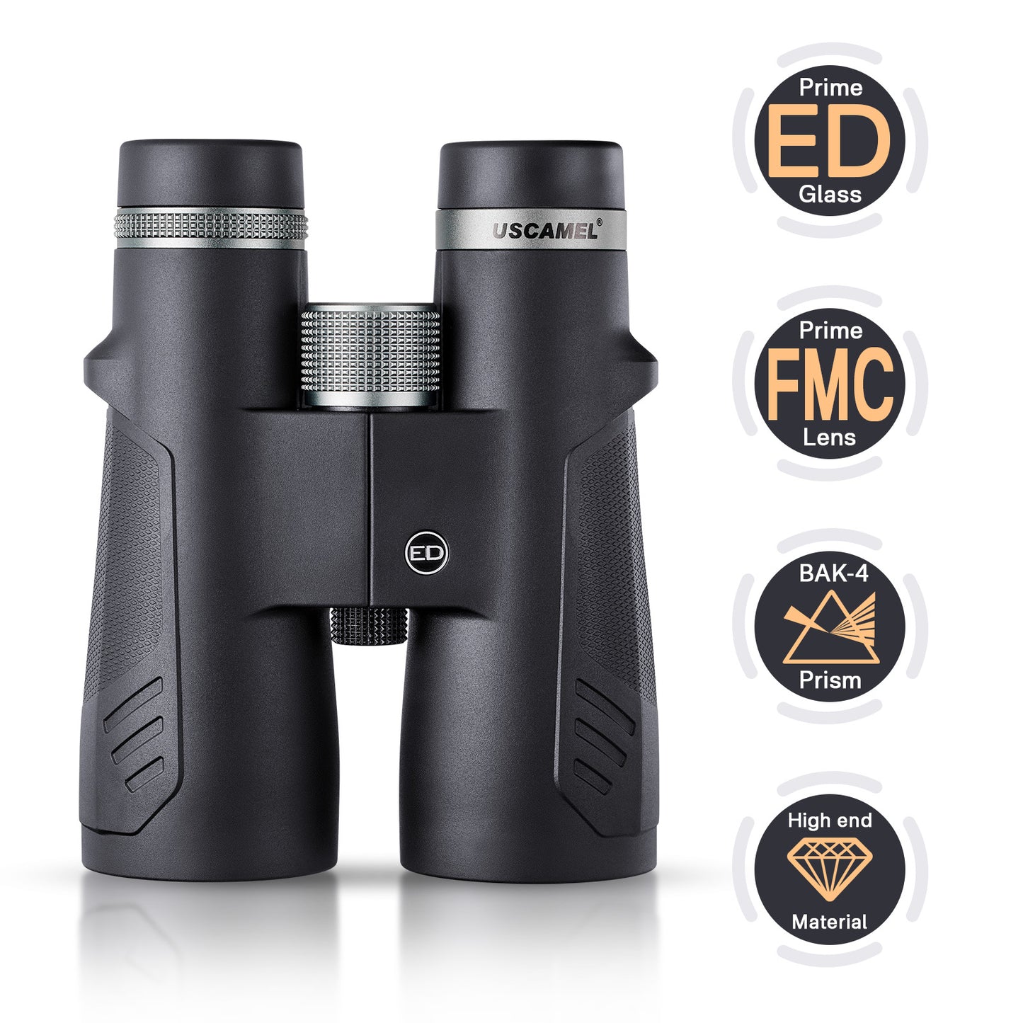 USCAMEL 12x50mm ED Binoculars for Adults, Professional Binoculars, BAK4 FMC Waterproof Fog Proof, Great for Bird Watching, Hunting and Stargazing