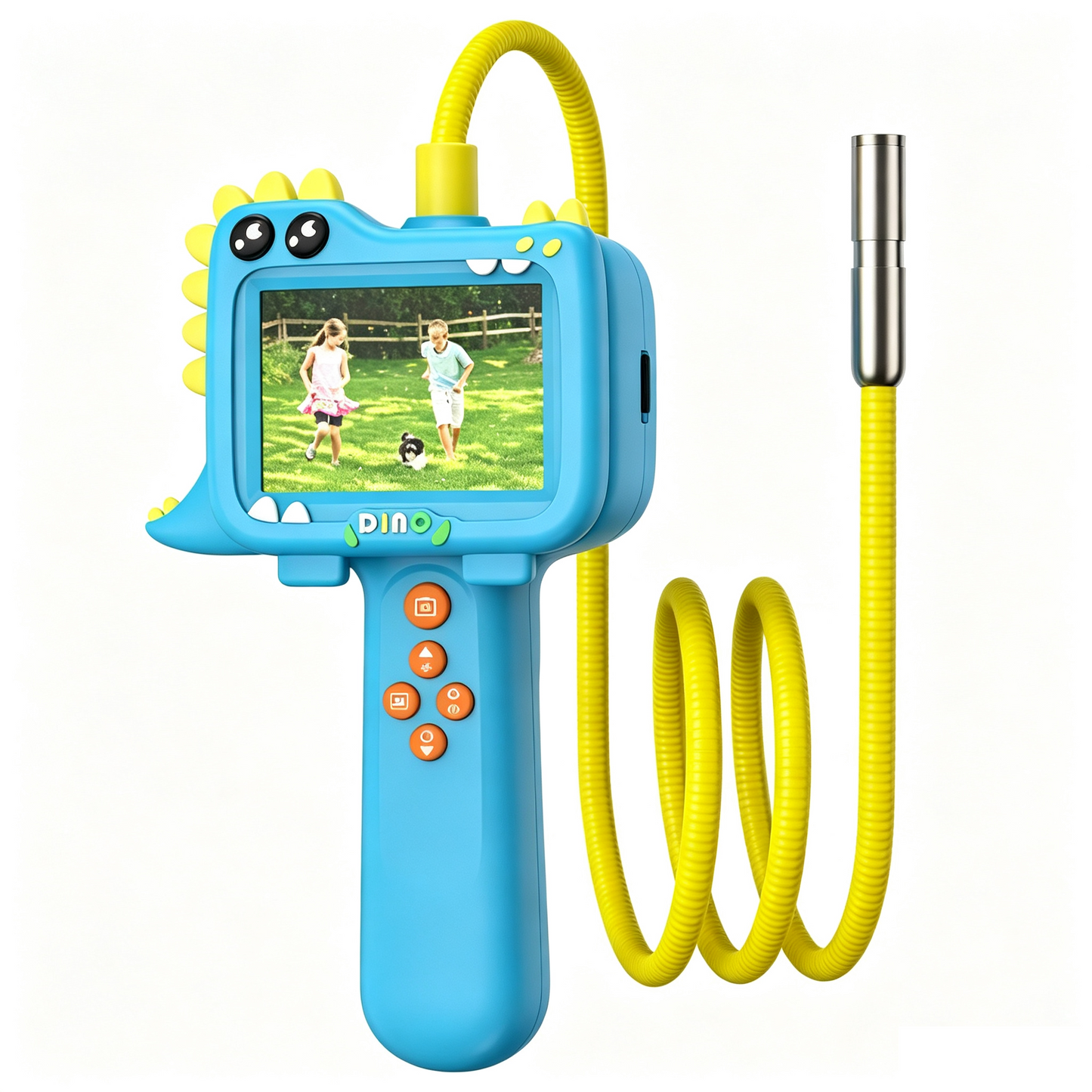 USCAMEL 2.4" HD Inspection Camera for Kids, IPS Screen Borescope with 1200mAh Rechargeable, LED Lights Waterproof, STEM Science Exploration Toy & Education Gift