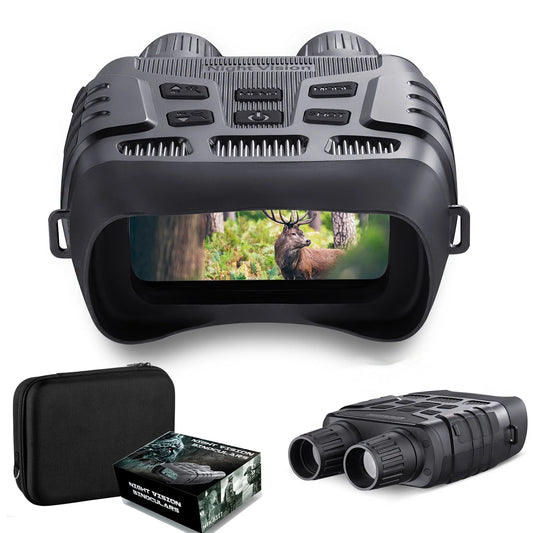 Night Vision Binoculars, Infrared Night Vision Goggles with HD Video and Photo Modes, 32GB Card, Viewing from 984ft/300m