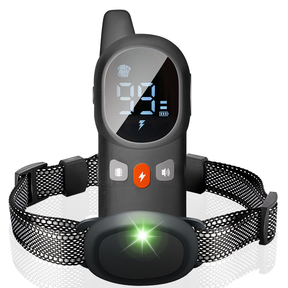 HUTACT Dog Shock Collar Training Collar for Dogs, 99 Levels 3 Adjustable Modes Beep Vibration Shock Trainging Set for Large Medium Small Dogs