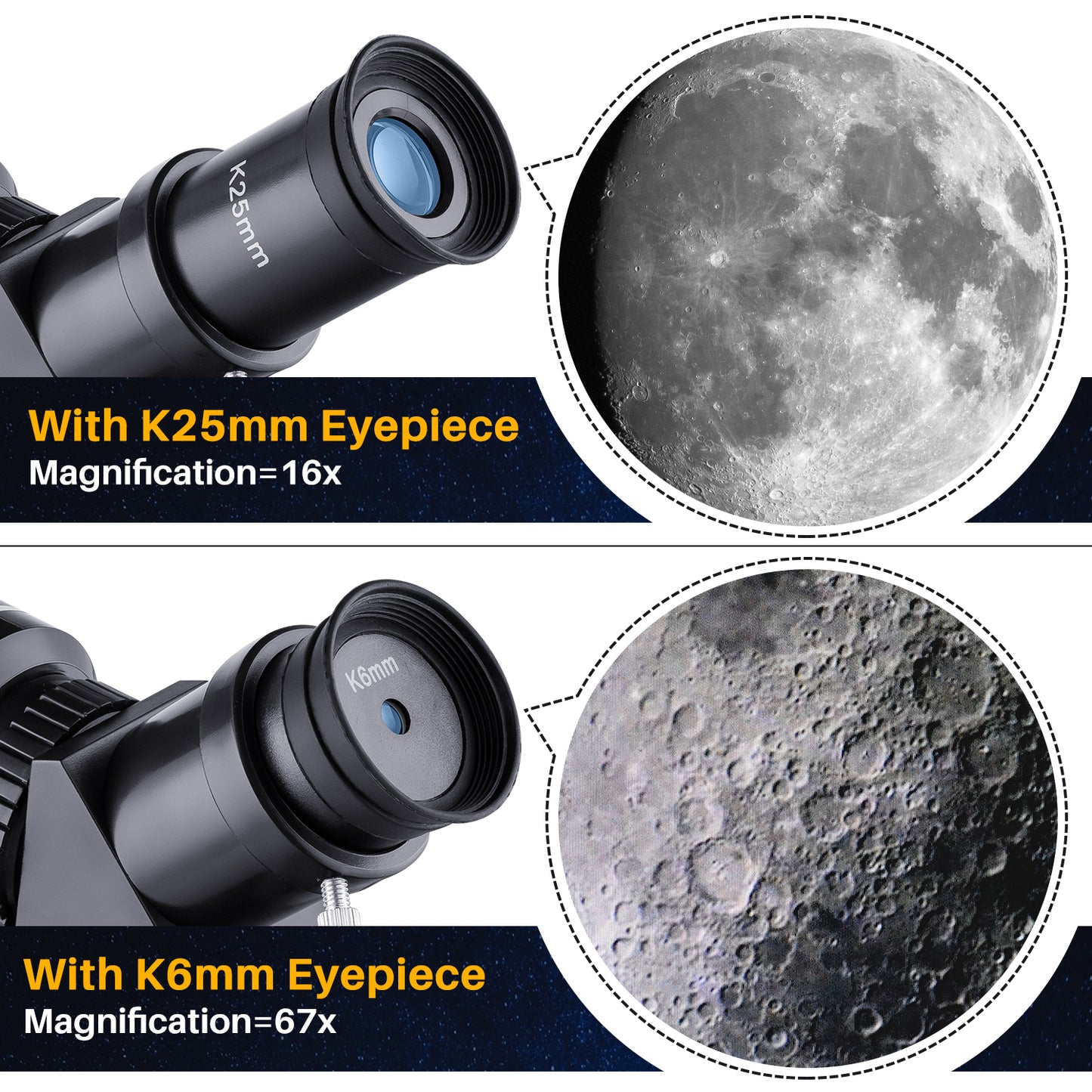 Telescope for Astronomy, 70/400 Refractor Telescope for Adults Kids Beginners