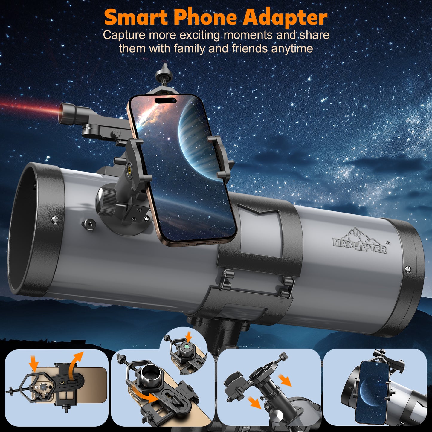 Reflector Telescope for Adults