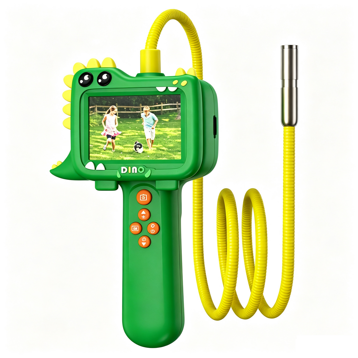 USCAMEL 2.4" HD Inspection Camera for Kids, IPS Screen Borescope with 1200mAh Rechargeable, LED Lights Waterproof, STEM Science Exploration Toy & Education Gift