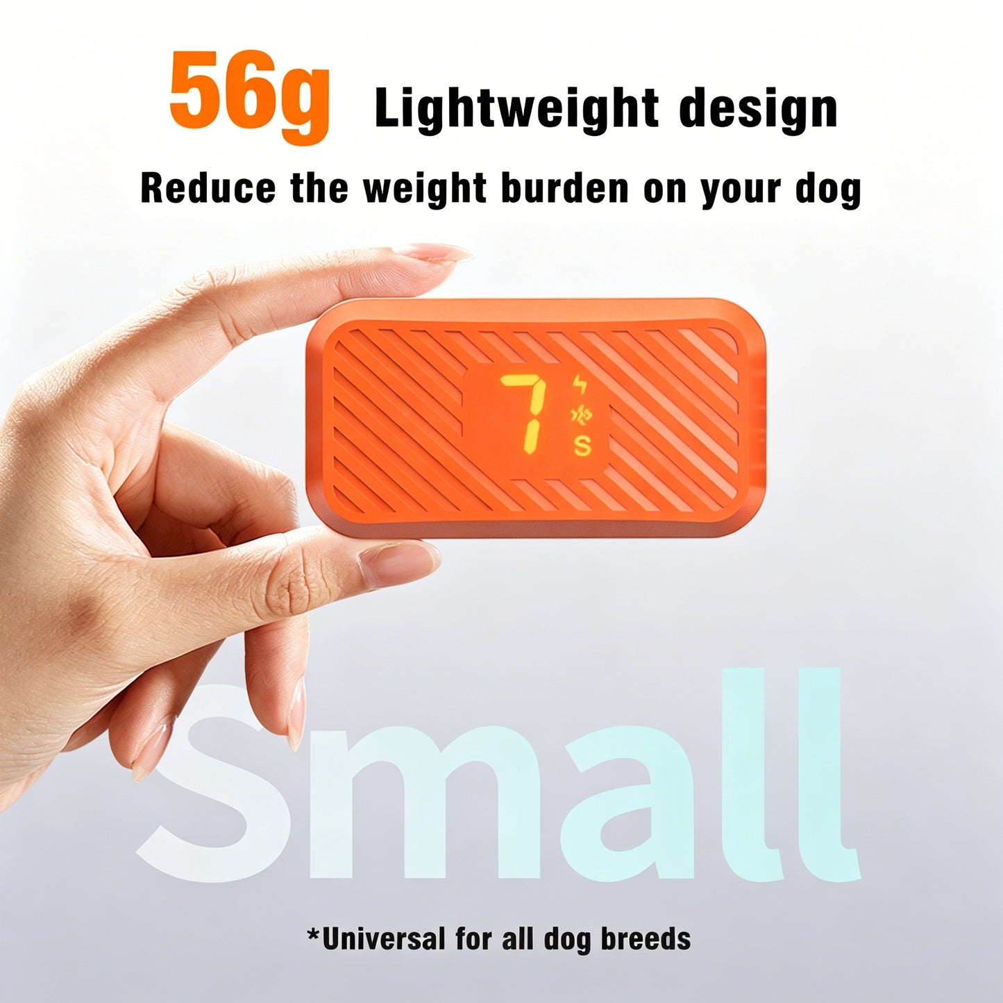 HUTACT Dog Bark Collar for Small Large Dogs, 7 Adjustable Levels 3 Training Modes, Effective Smart Anti-Bark Control Collar, Waterproof Rechargeable Anti Barking Collar Stop Barking
