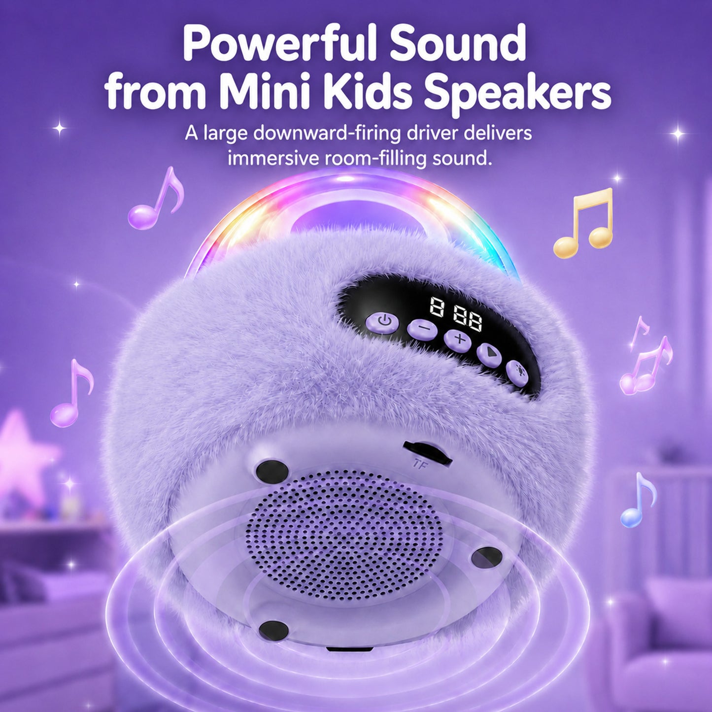 Portable Karaoke Machine with 2 Microphones, Small Wireless Speaker for Adults with LED Lights, Handheld Mini Karaoke Player, Party Birthday Gifts