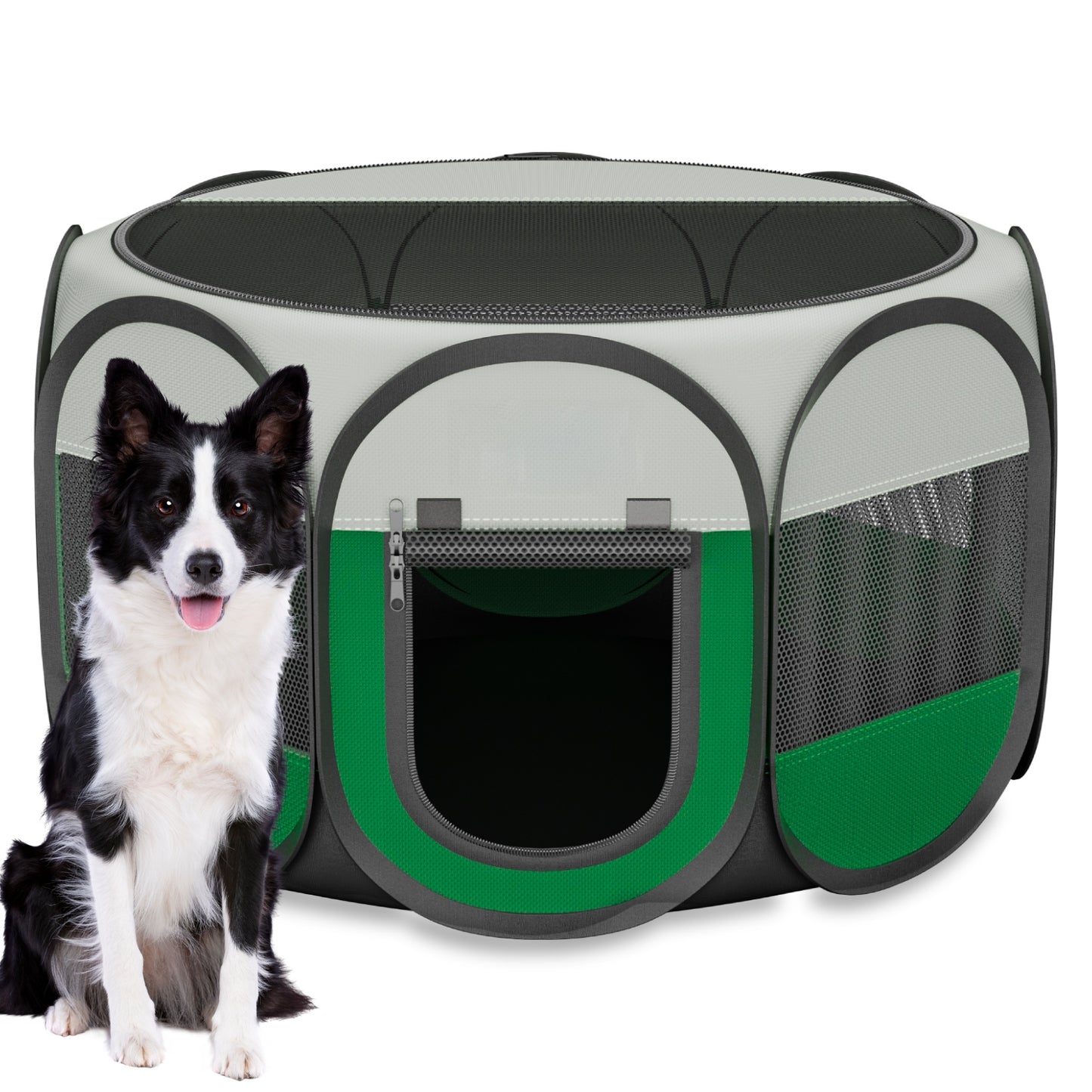 USCAMEL Dog Playpen for Indoor Play Rest Small Pet Playpen Tent for Cats Puppy up to 10lbs Travel 29inch Breathable Playpen for Pets