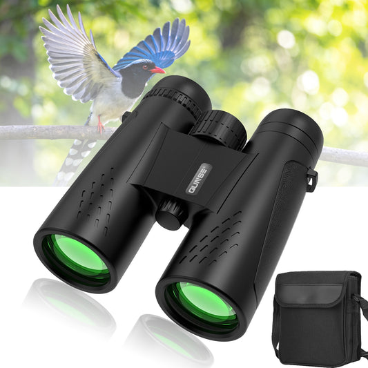 Binoculars for Adults Kids 10X42mm Binoculars Wide View BAK4 Clear Image Waterproof Bincoulars w/ Phone Clip Storage Bag for Outdoor Event Birding Concert
