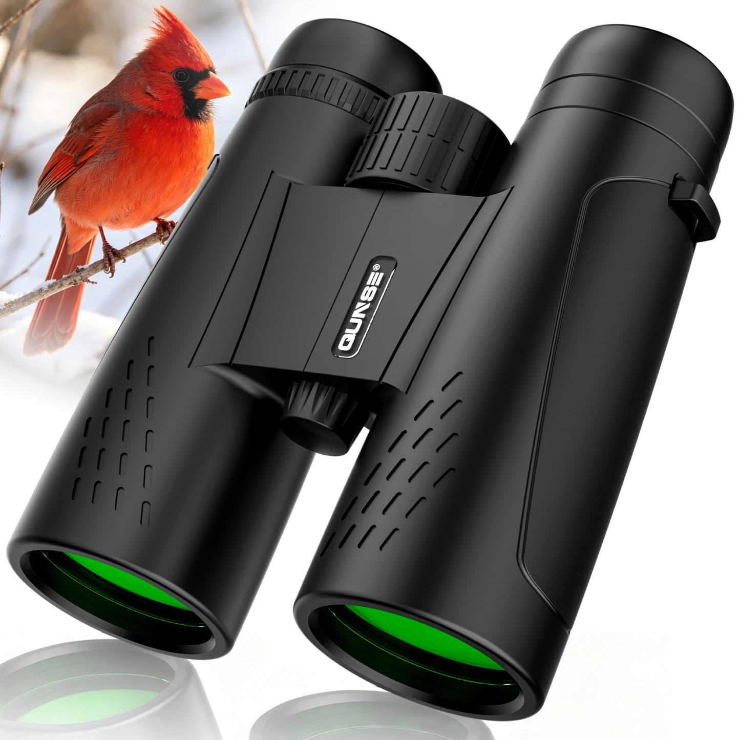 Binoculars for Adults Kids 10X42mm Binoculars Wide View BAK4 Clear Image Waterproof Bincoulars w/ Phone Clip Storage Bag for Outdoor Event Birding Concert